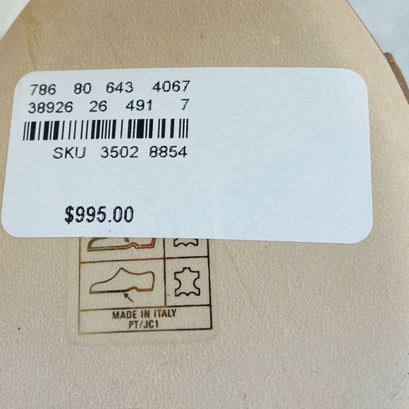 JIMMY CHOO Ankle Boot Bootie Memphis 100 Leather Canyon Brown Camel Peep… - Picture 2 of 16